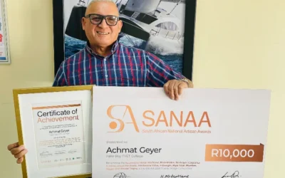 False Bay TVET College Designer Creates 11 Winning SANAA Award Trophies